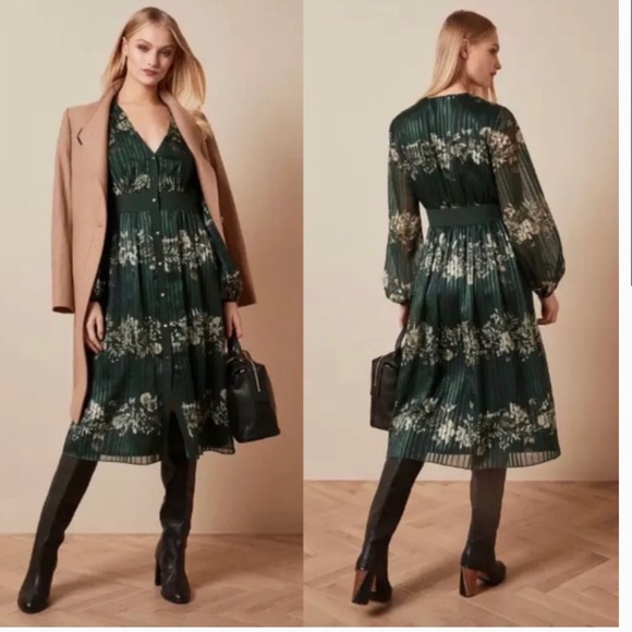 Ted Baker Dresses & Skirts - Ted Baker Delya Meadow Sweep Midi Dress Floral